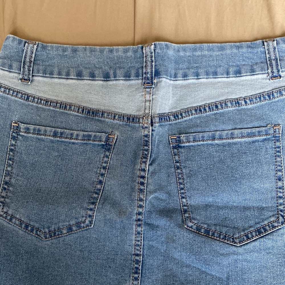 Patchwork denim skirt - Picture 7 of 9